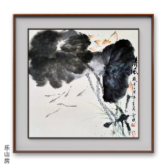 方明手绘水墨作品保真 乐山房 -价格:1200元-au36991719-花鸟国画原作