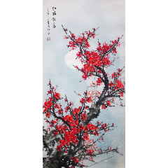 授权10元放漏国家一级美术师知名画家李玉夕作品高瞻远瞩