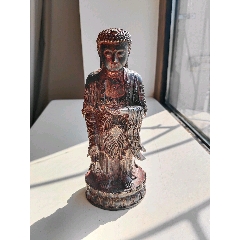 纯铜鎏金自在观音造像一尊-价格:600元-au36898085-铜像/铜佛像 -加价