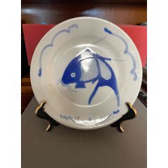 >拍卖>青花瓷>创汇期福禄寿三星高照青花碗_价格1元【艾米粒】240_240