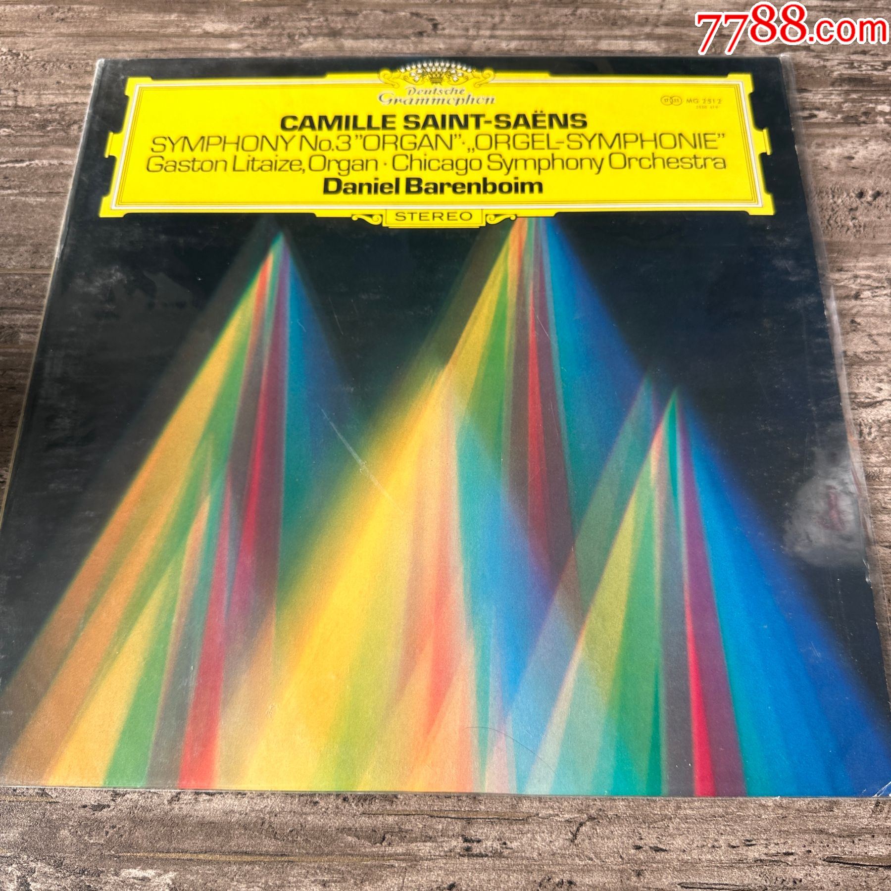 圣桑第3交响曲巴伦博伊姆12寸黑胶lpa41