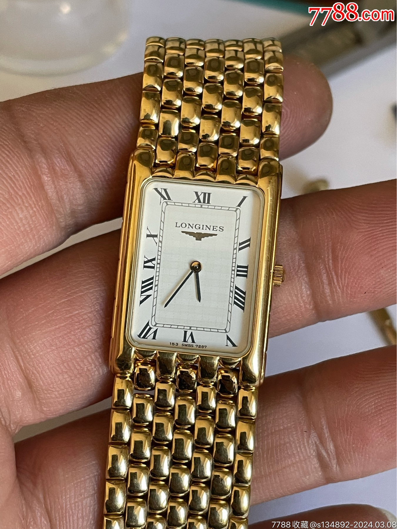 近新品瑞士产浪琴男石英表