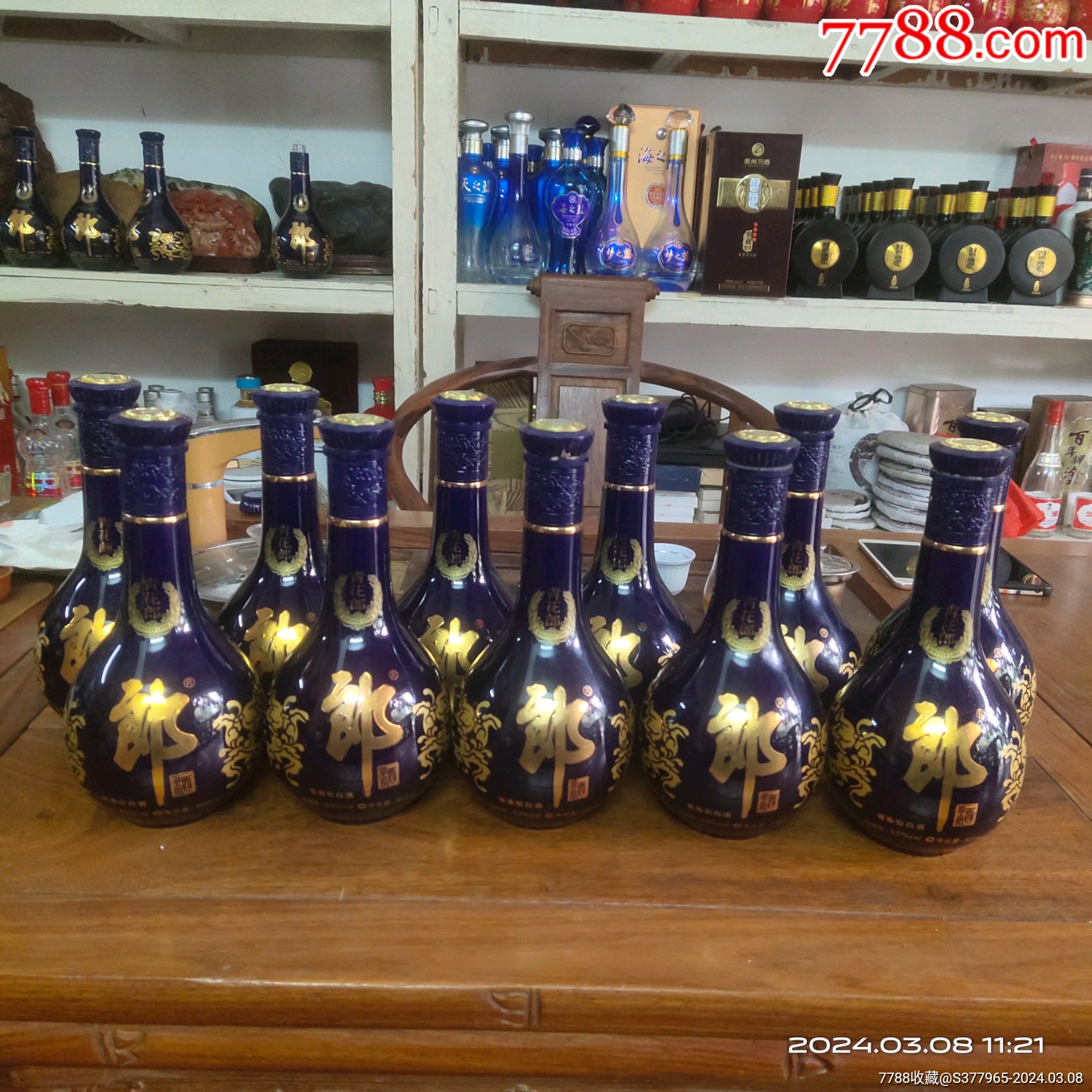 11个青花郎2021年酒瓶-价格:99元-au37048014-酒瓶 -加价-7788收藏