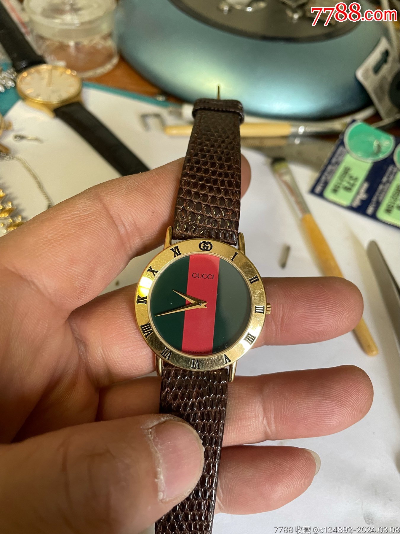 好品瑞士产古奇男石英表_手表/腕表_非凡表业【7788收藏__收藏热线】