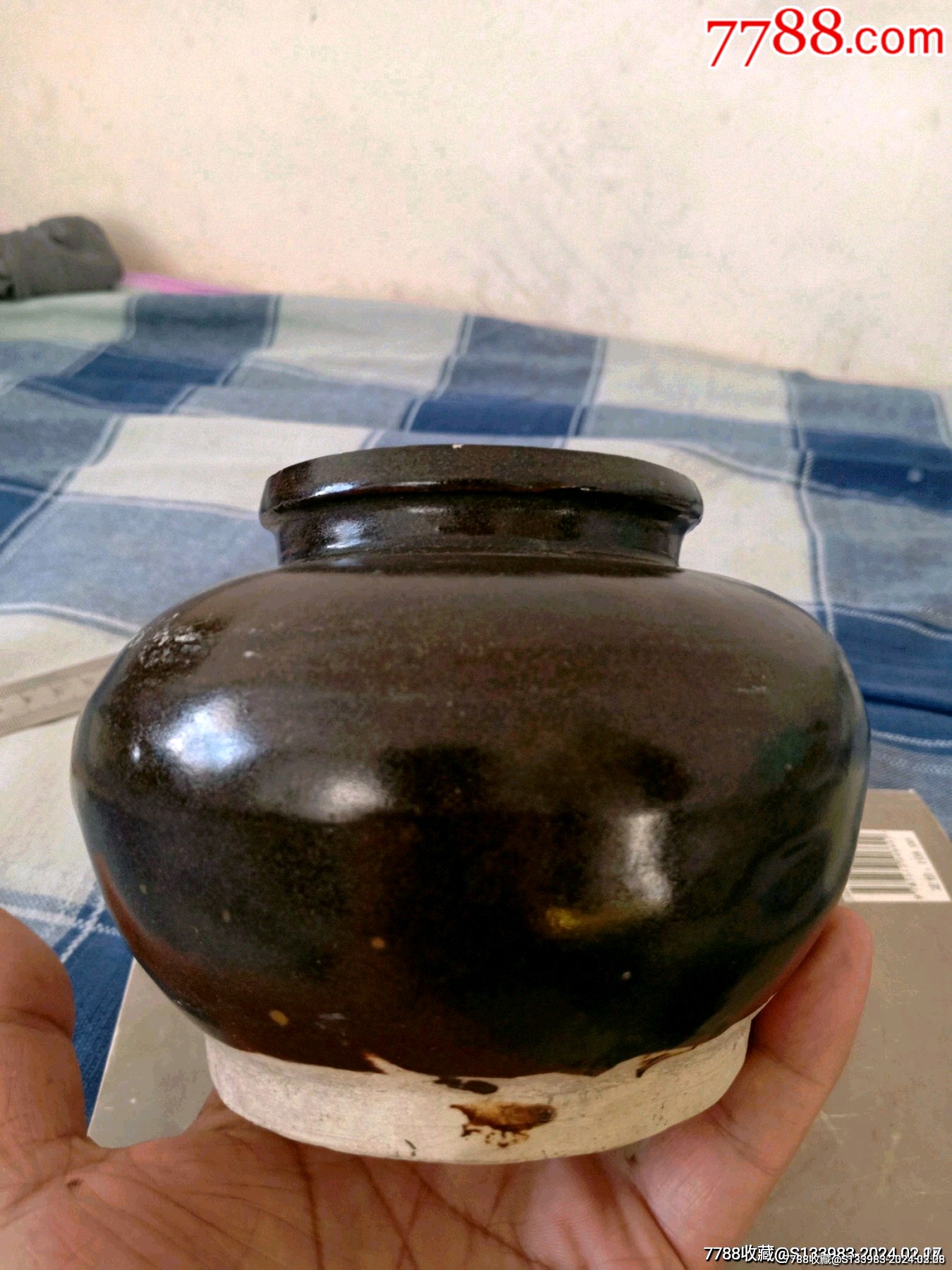 苹果罐_酱釉瓷/紫金釉_作品图片_收藏价格_7788纸艺