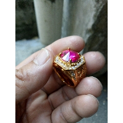 卡地亚18k金三个金戒指528克12号戒宽约35mmhg700