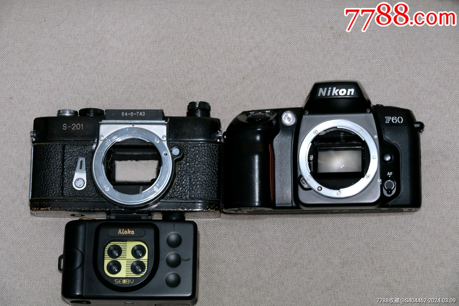 三台相机尼康珠江合售