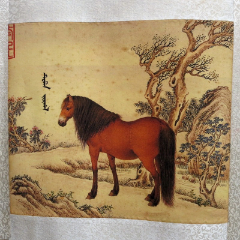 手绘朱砂画钟馗刘建光画钟馗著名画家刘建光保真假一赔三钟馗除魔画