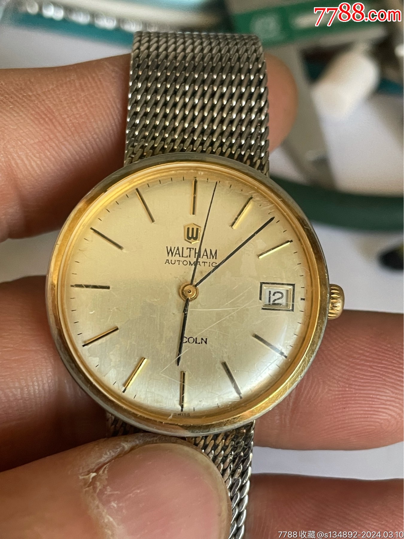 好品瑞士产华生2824全自动男机械表