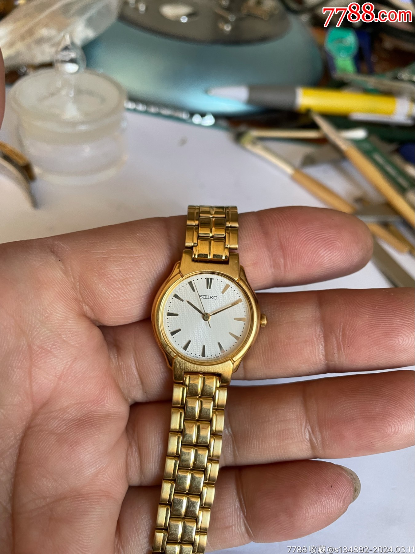 好品日产精工女石英表-价格:10元-au37077059-手表/腕表 -加价-7788