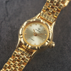 老库存未使用品上海钻石牌手表九十年代英式复古女款