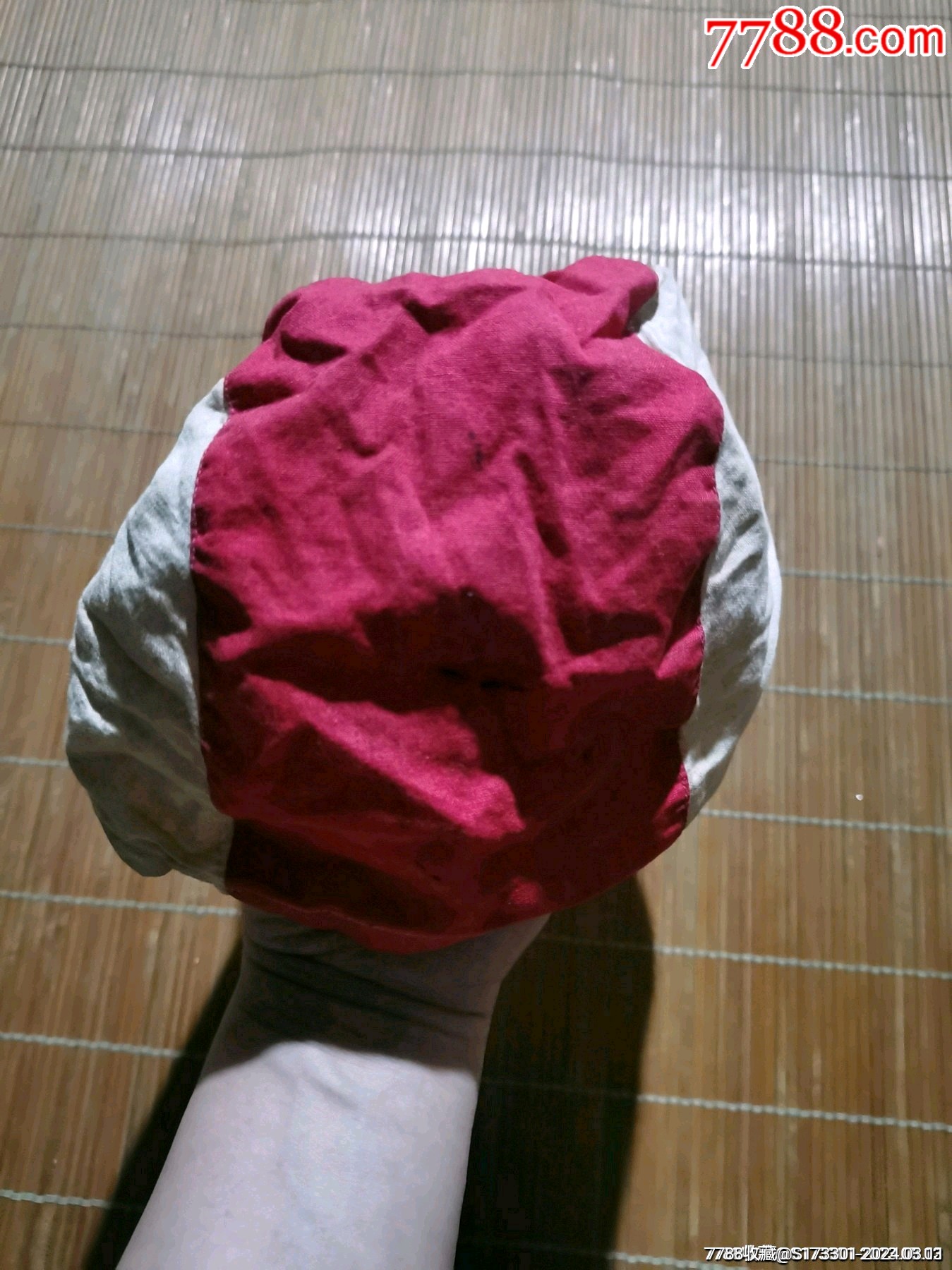 早期蓝布游泳裤,裤衩,有补丁,自然旧￥289品99老式红色棉布
