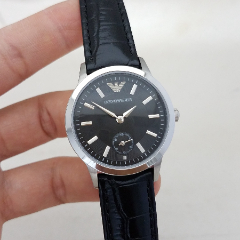 日本精工5号系列自动机械男表7s26机芯透明底盖夜光漂亮能走时