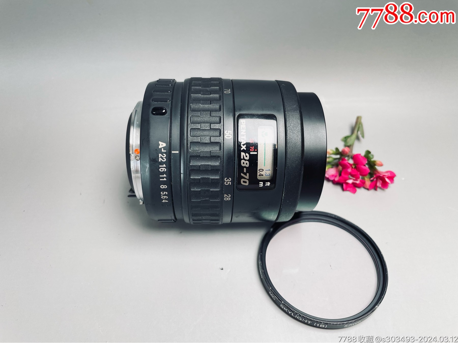 宾得2870mmf4自动对焦镜头宾得fa口镜片微擦痕内镜微雾多