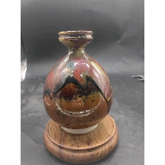 紫金釉>民国解放初乌金釉倒流壶_价格800元【桃花源老货店】240_440