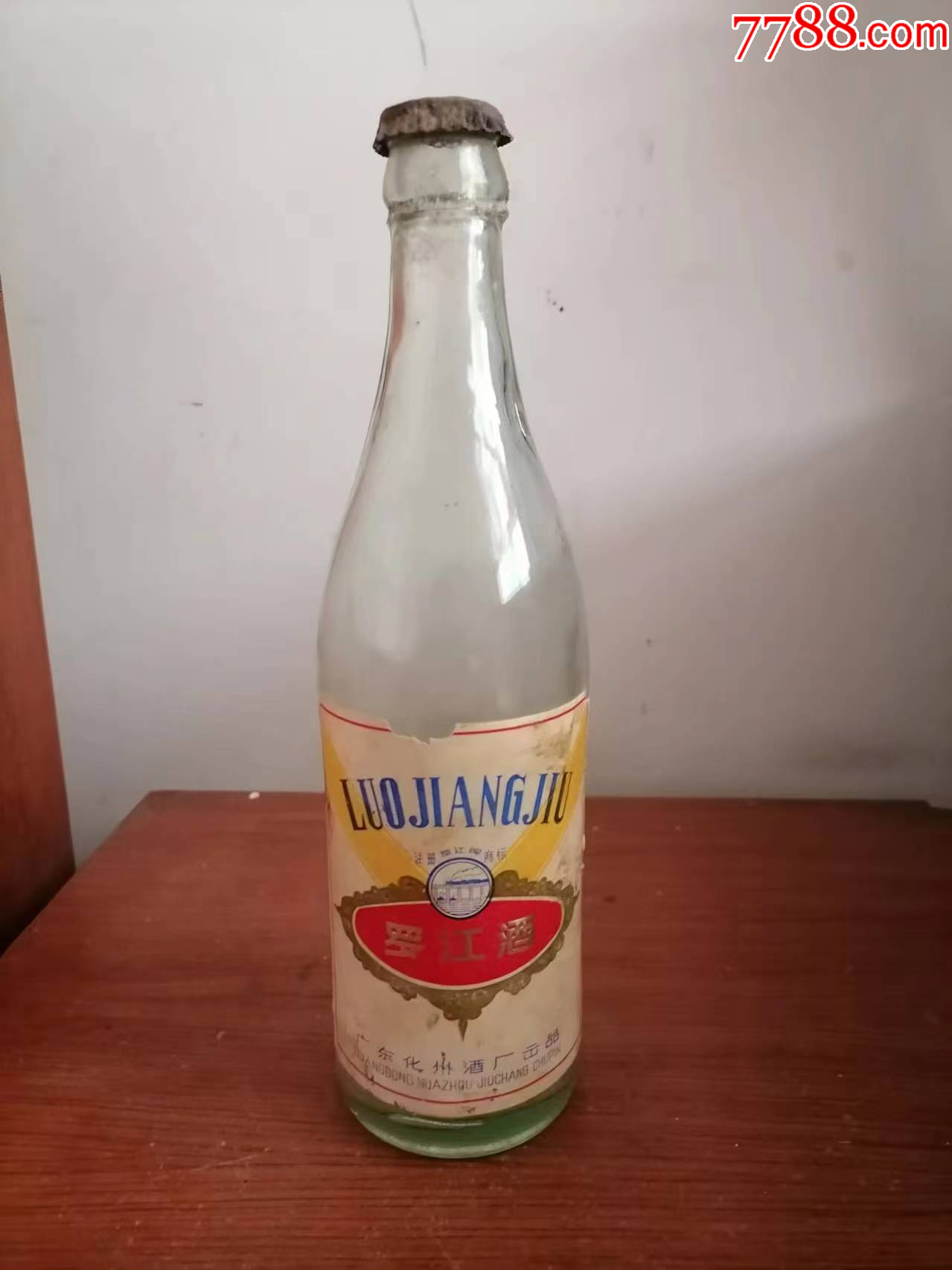 八十年代广东老酒瓶【罗江酒】-价格:80元-au370990