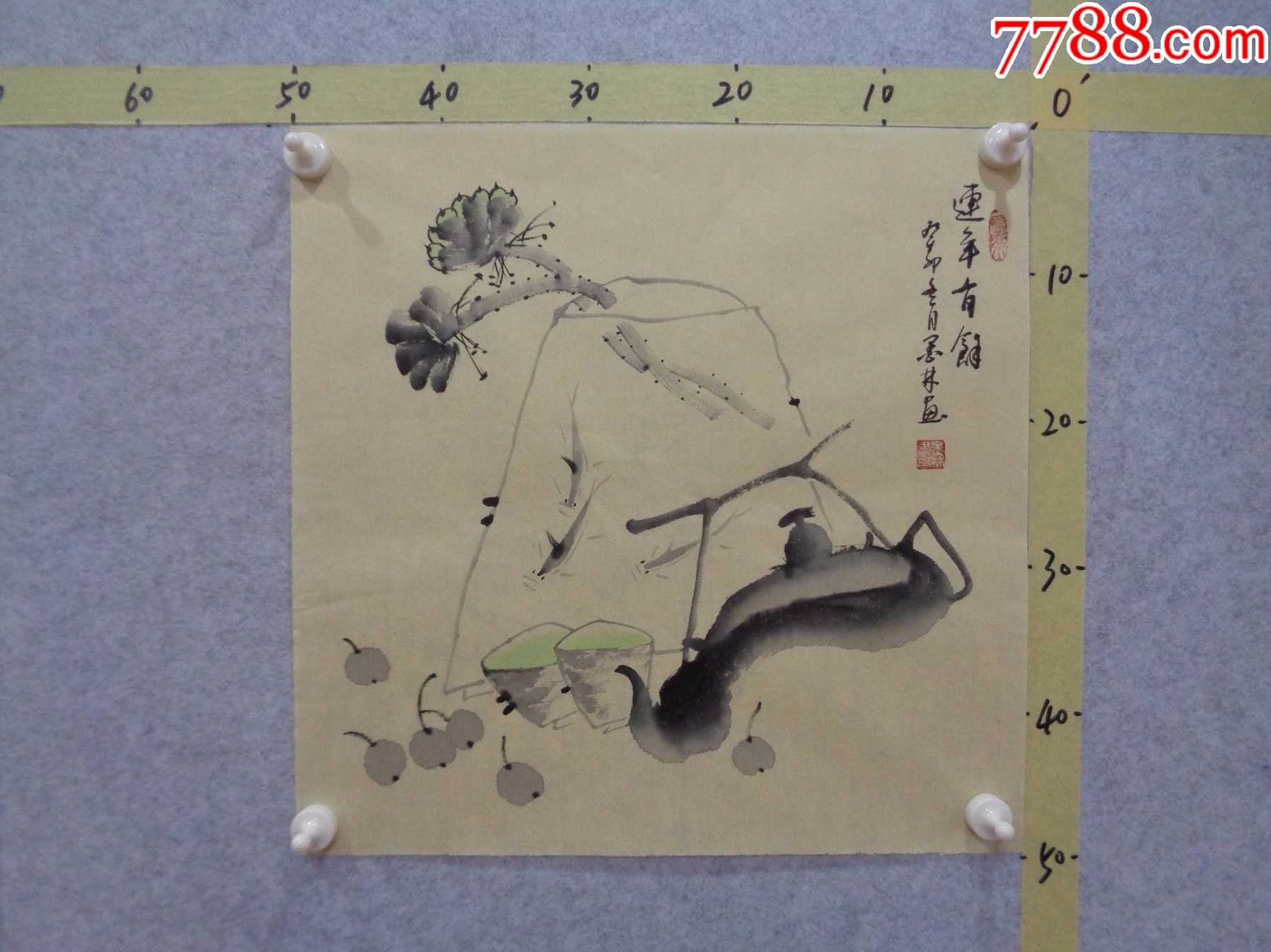 画150、本地藏家早年旧藏字画流出,精品画作一幅(未装裱,三尺斗方)_花鸟国画原作_逸墨书斋【7788收藏__收藏热线】