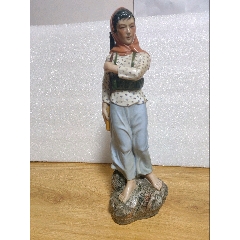 女民兵,高37厘米,美一底款_雕塑瓷/瓷雕_作品图片_收藏价格_7788纸艺