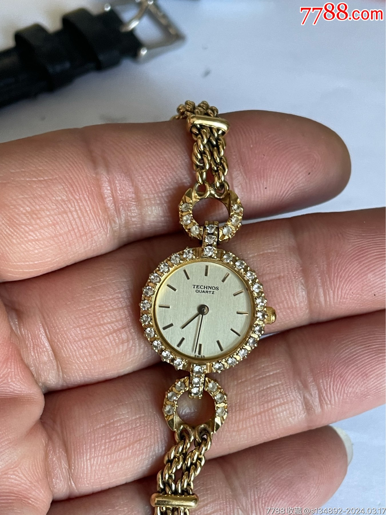 近新品瑞士产天克诺女石英表-价格:25元-au37139702-手表/腕表 -加价