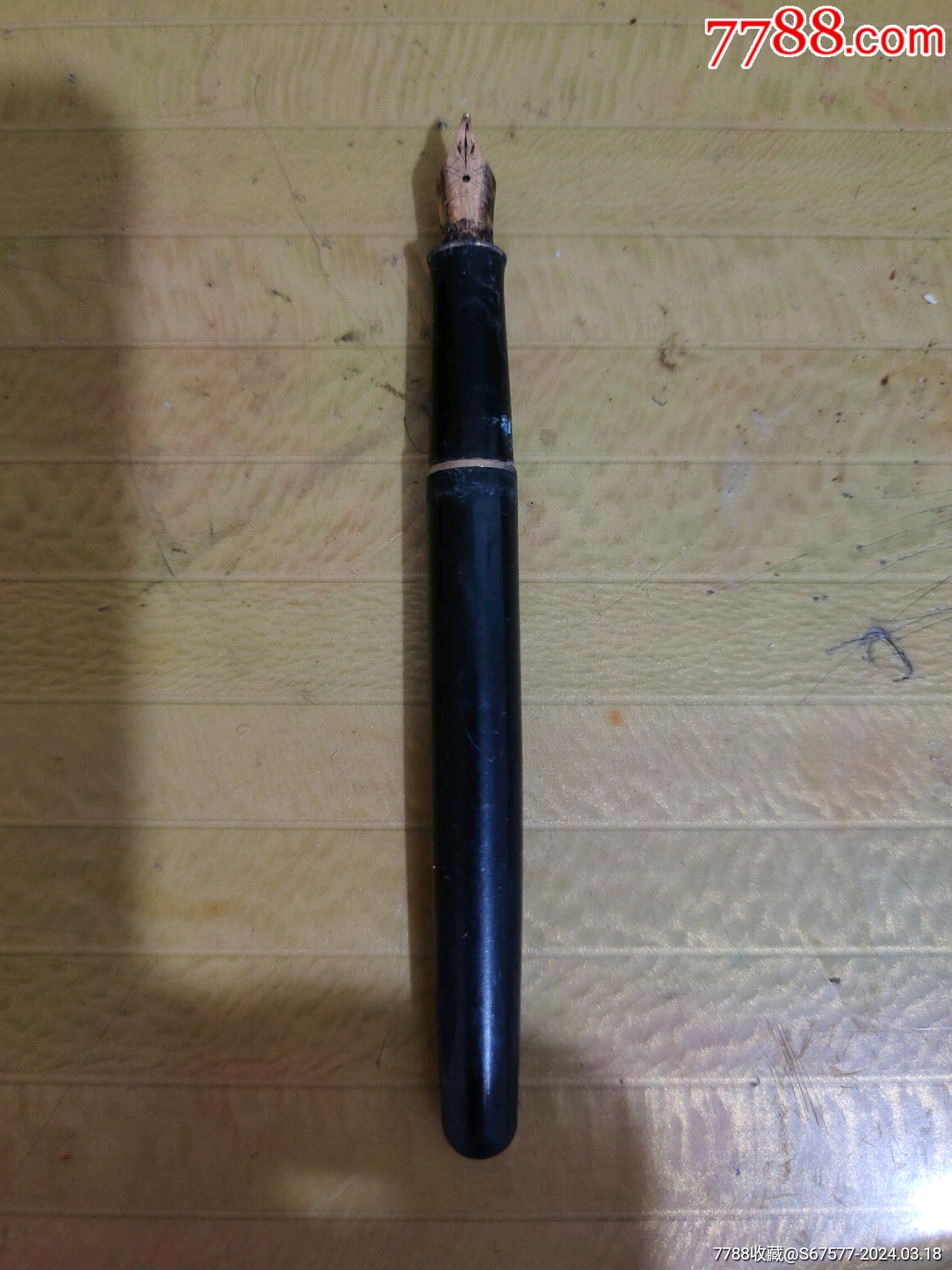 18k750派克金笔真品