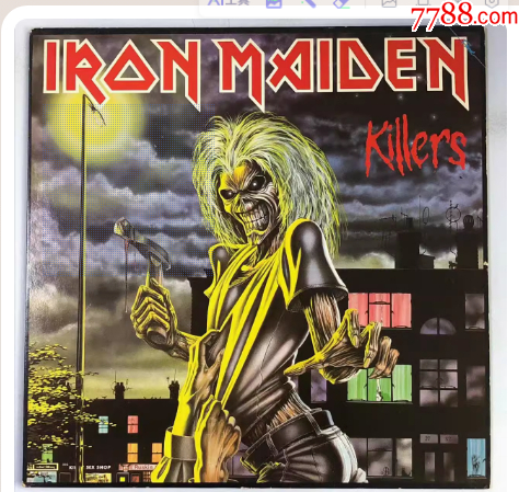 铁娘子重金属乐队ironmaidenkillers81年首版黑胶唱片