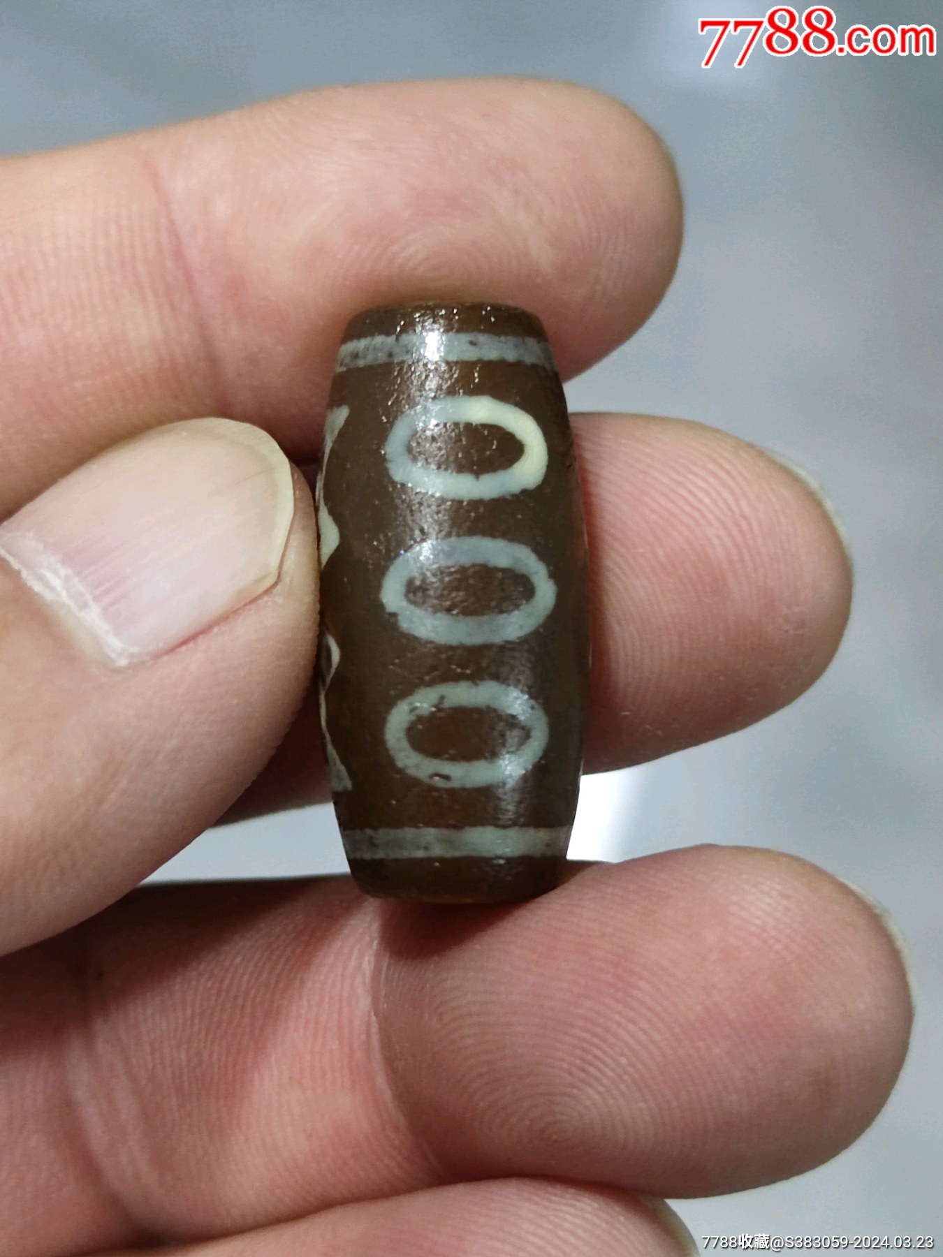 玛瑙5眼天珠
