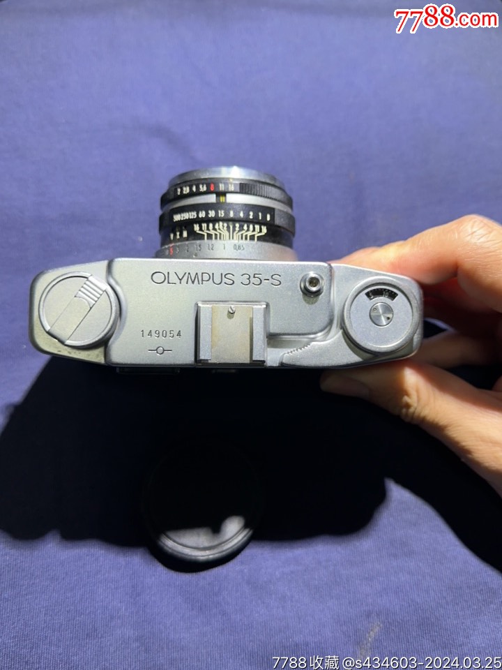 奥林巴斯35s金属旁轴相机外观成色很新
