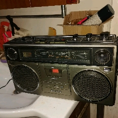 夏普gf800收录机一台原装原盒品相不错收藏佳品不通电懂行的来