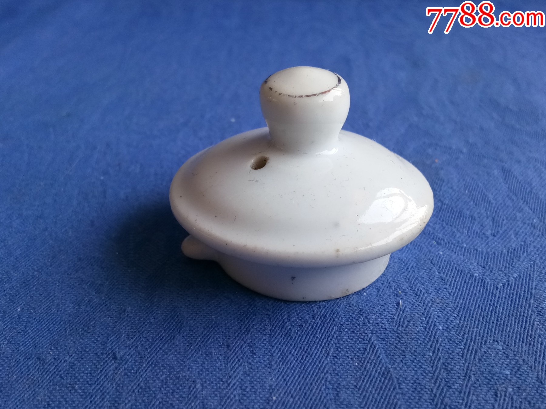 50年代单色釉白瓷描银小茶壶小酒壶盖壶配盖盖找壶怀旧民俗生活老物件