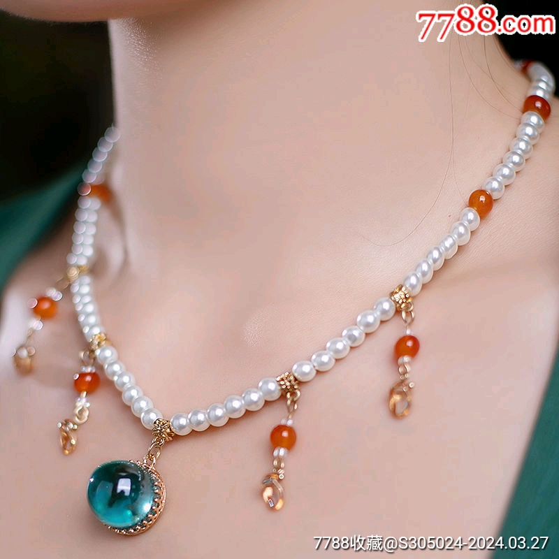 项链珍珠敦煌项圈