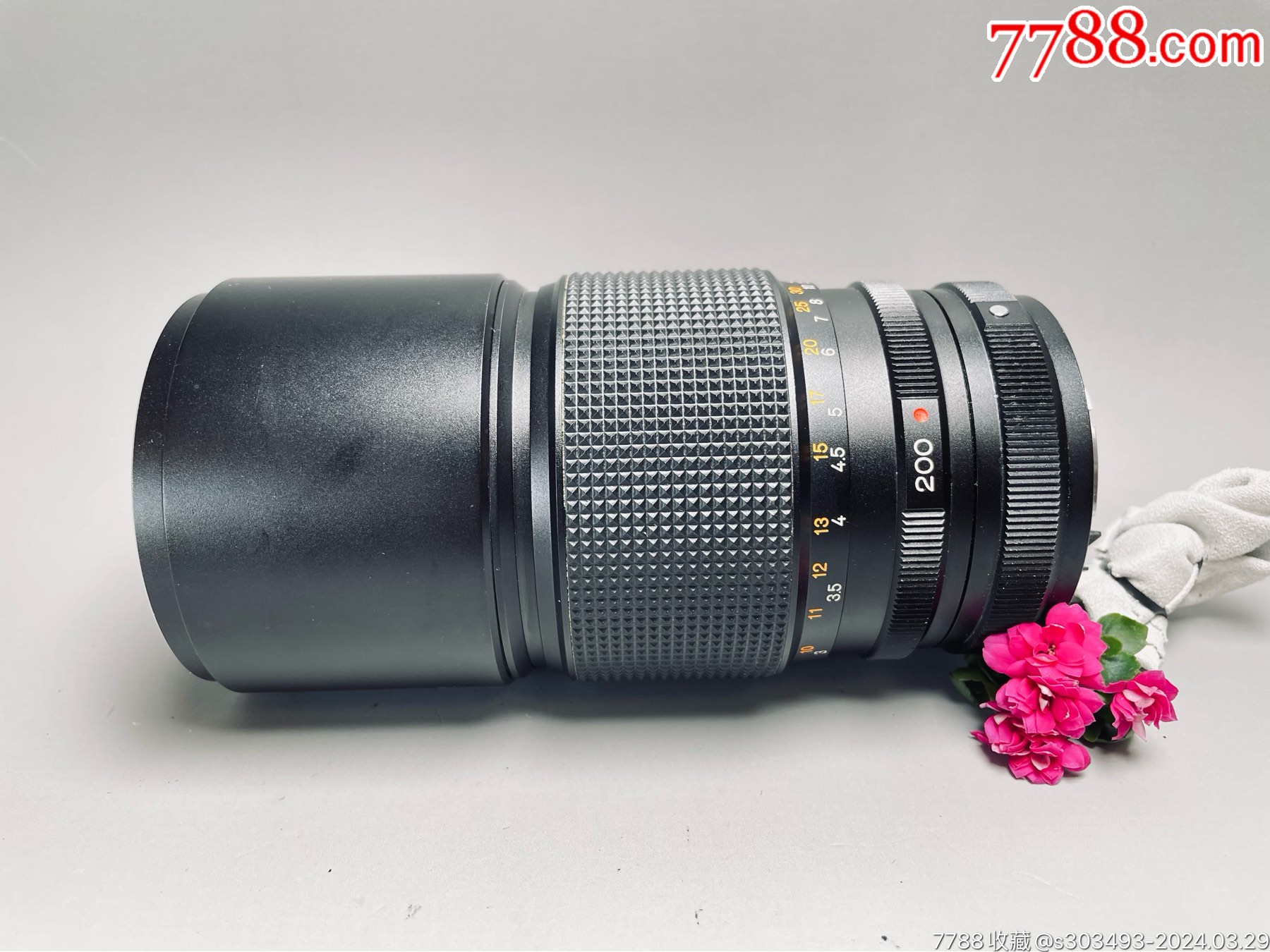 柯尼卡200mmf35镜头柯尼卡ar口镜片毛擦内镜有一粒霉丝微灰