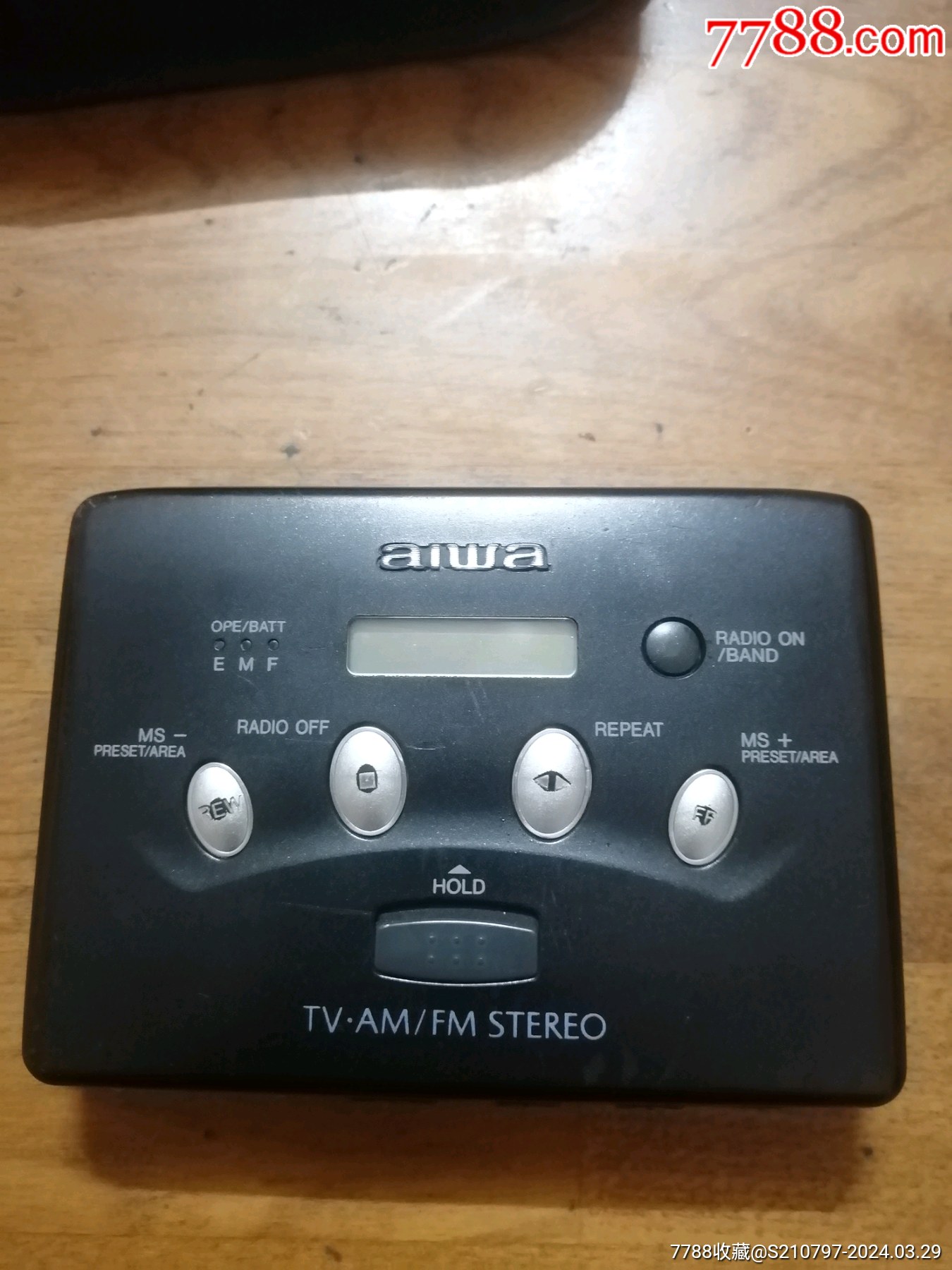 爱华磁带随身听口香糖电池无电池故好坏不知