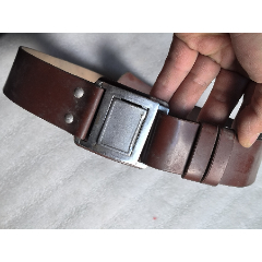 可能是红jun时期的武装腰带m620猪皮的铸铝五角星突出的品相如图