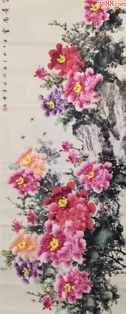 保真10元放漏18068cm国家一级美术师新吴门画派重要成员张颖作品