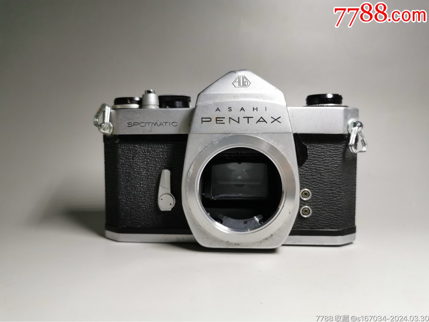宾得pentaxsp胶片相机品相很好如图所示不确保能用当摆件机配件机