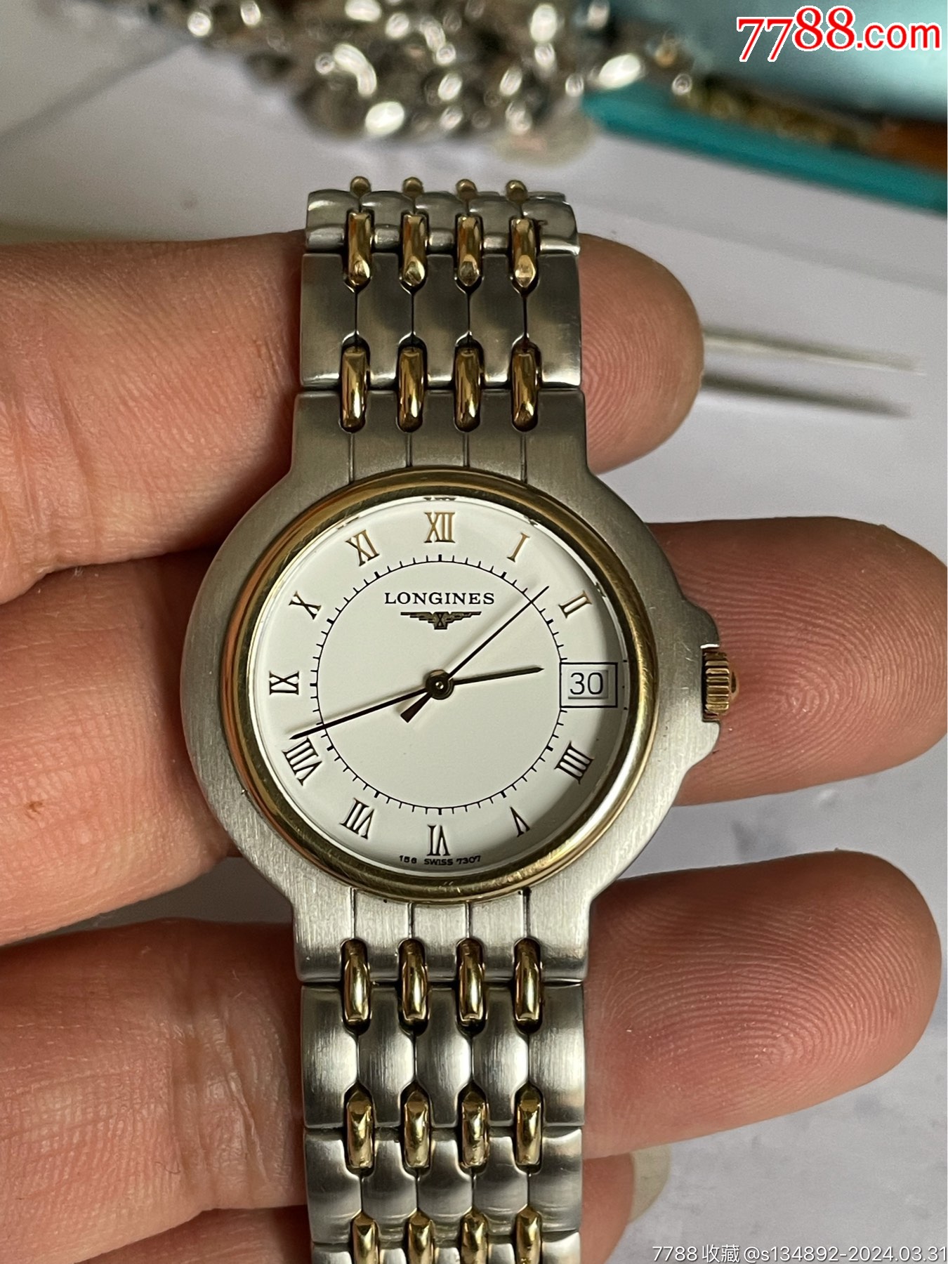 手表/腕表>近新品瑞士产浪琴男石英表_价格85元【非凡表业】1350_1800