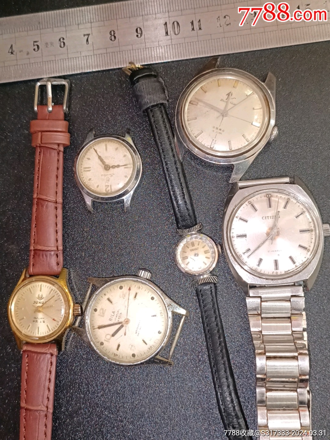7788收藏__收藏热线>首页>拍卖>手表/腕表>旧手表一组_价格10元【文和