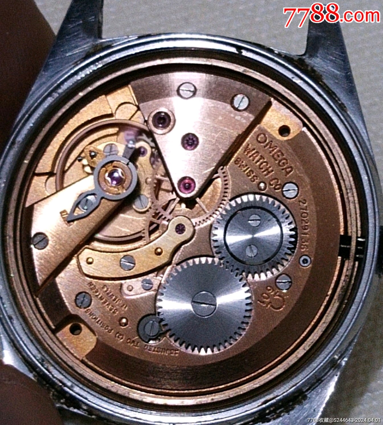 欧米茄机械表欧米茄男式防水手动机械表走时精准