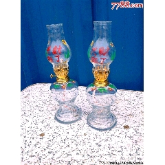 民国天圆地方瓜形玻璃煤油灯,_马灯/煤油灯_收藏行情_回收价格_7788