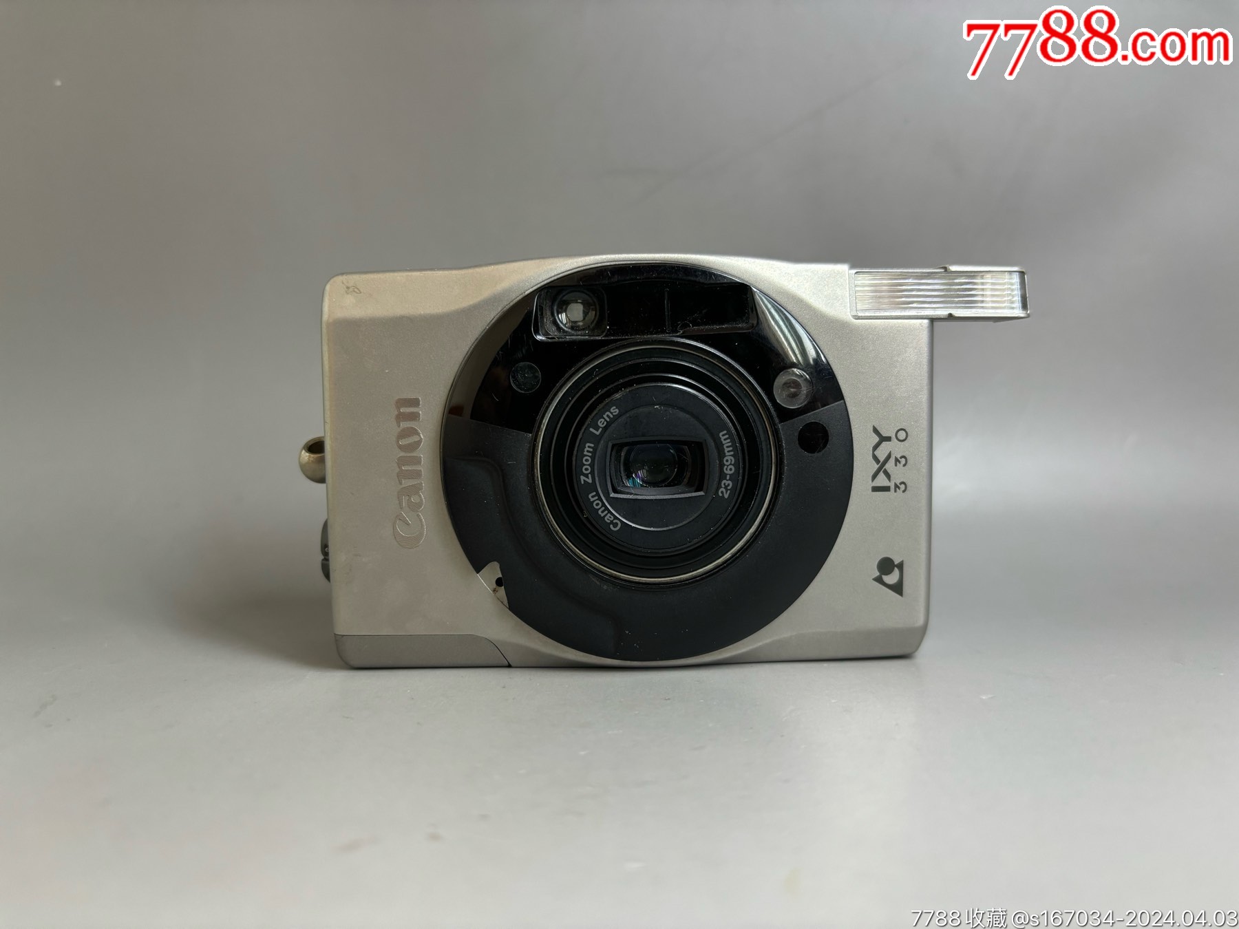 佳能canonaps胶片相机品相如图能通电开机闪光灯不亮镜头前面盖子