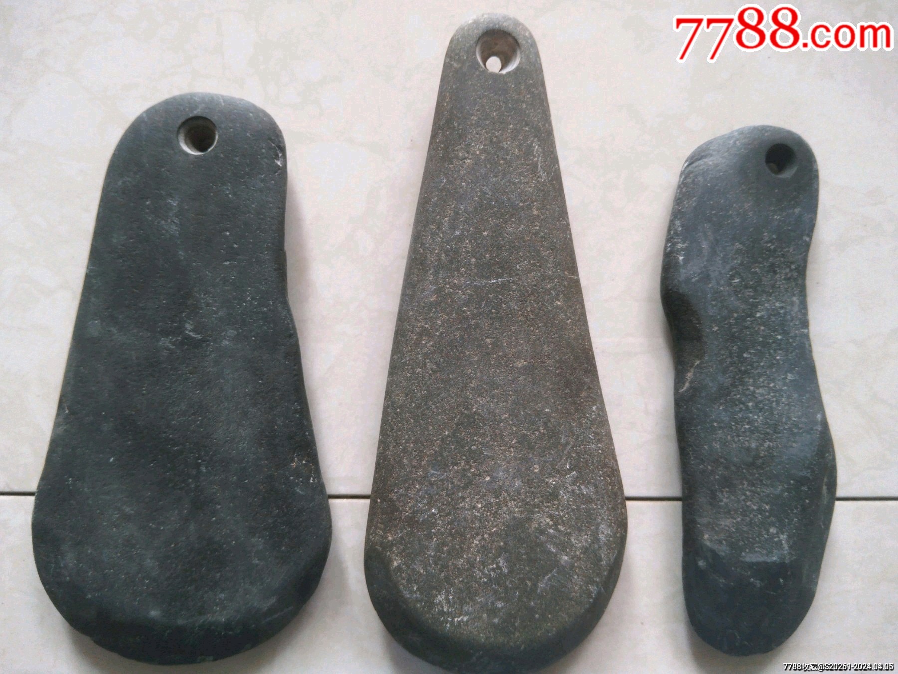 7788收藏__收藏热线>首页>拍卖>石制工具>3件石铲石器_价格280元