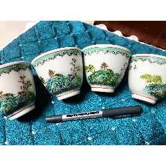 品相如图,非常漂亮的茶杯 /strong>_彩绘瓷/彩瓷_粉彩_文革(67-76)_釉