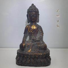  strong>鎏金佛 /strong>_铜像/铜佛像_弥勒佛铜像_年代不详_青铜
