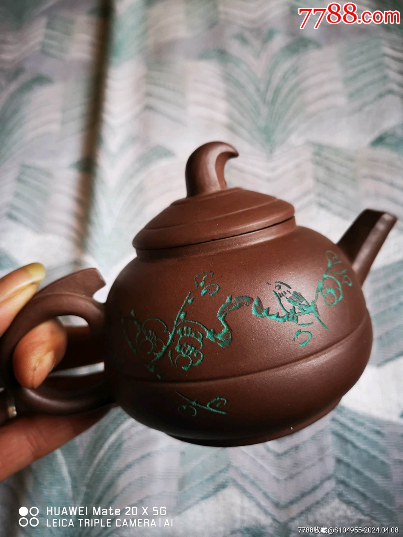 7788收藏__收藏热线>首页>拍卖>紫砂壶>紫砂壶,无裂,48号_价格400元