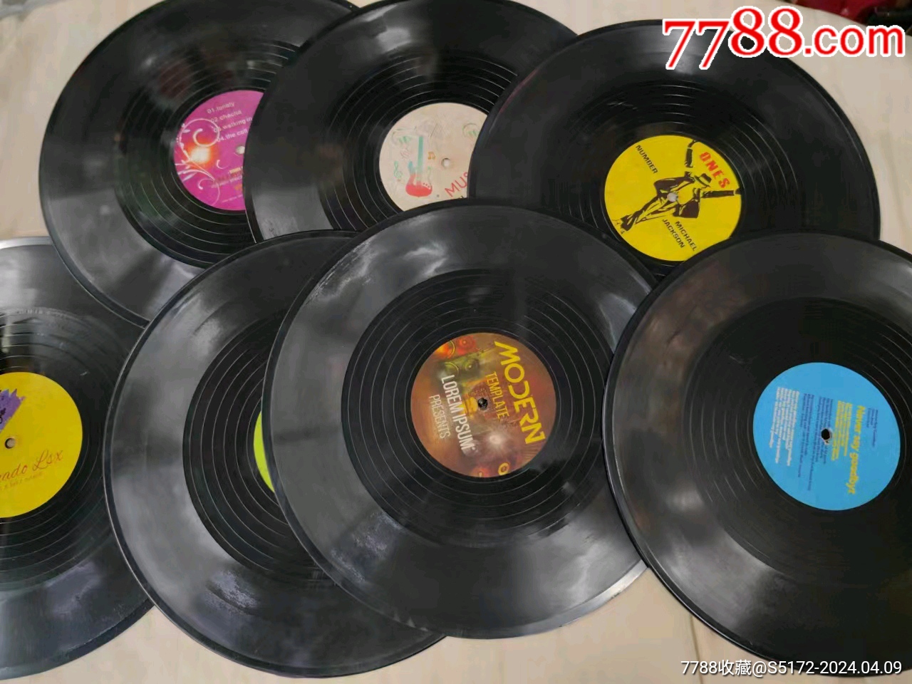 7788收藏__收藏热线>首页>拍卖>老唱片/胶片>大黑胶唱片7本_价格8元