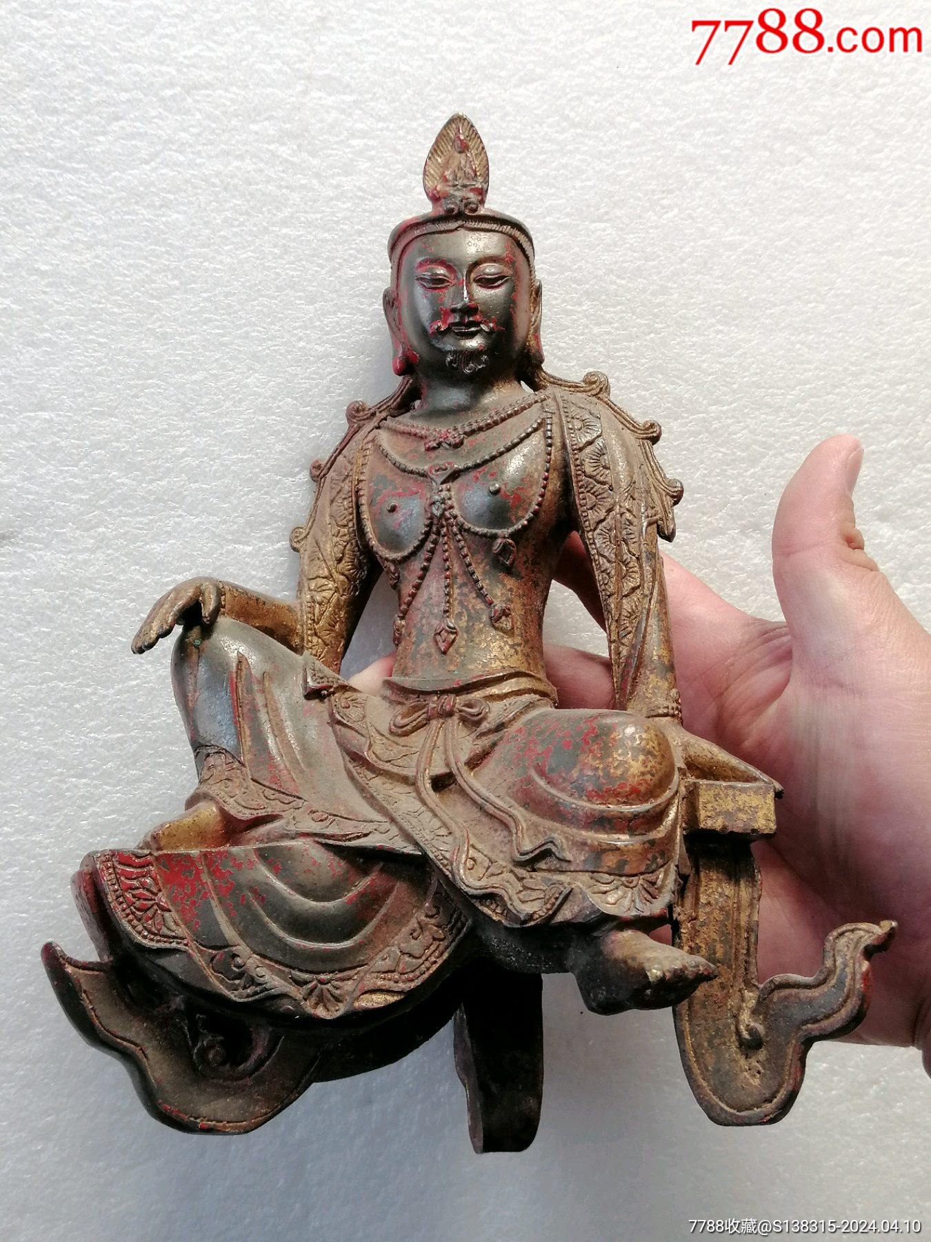 7788收藏__收藏热线>首页>拍卖>铜像/铜佛像>铜佛像_价格350元【羊儿