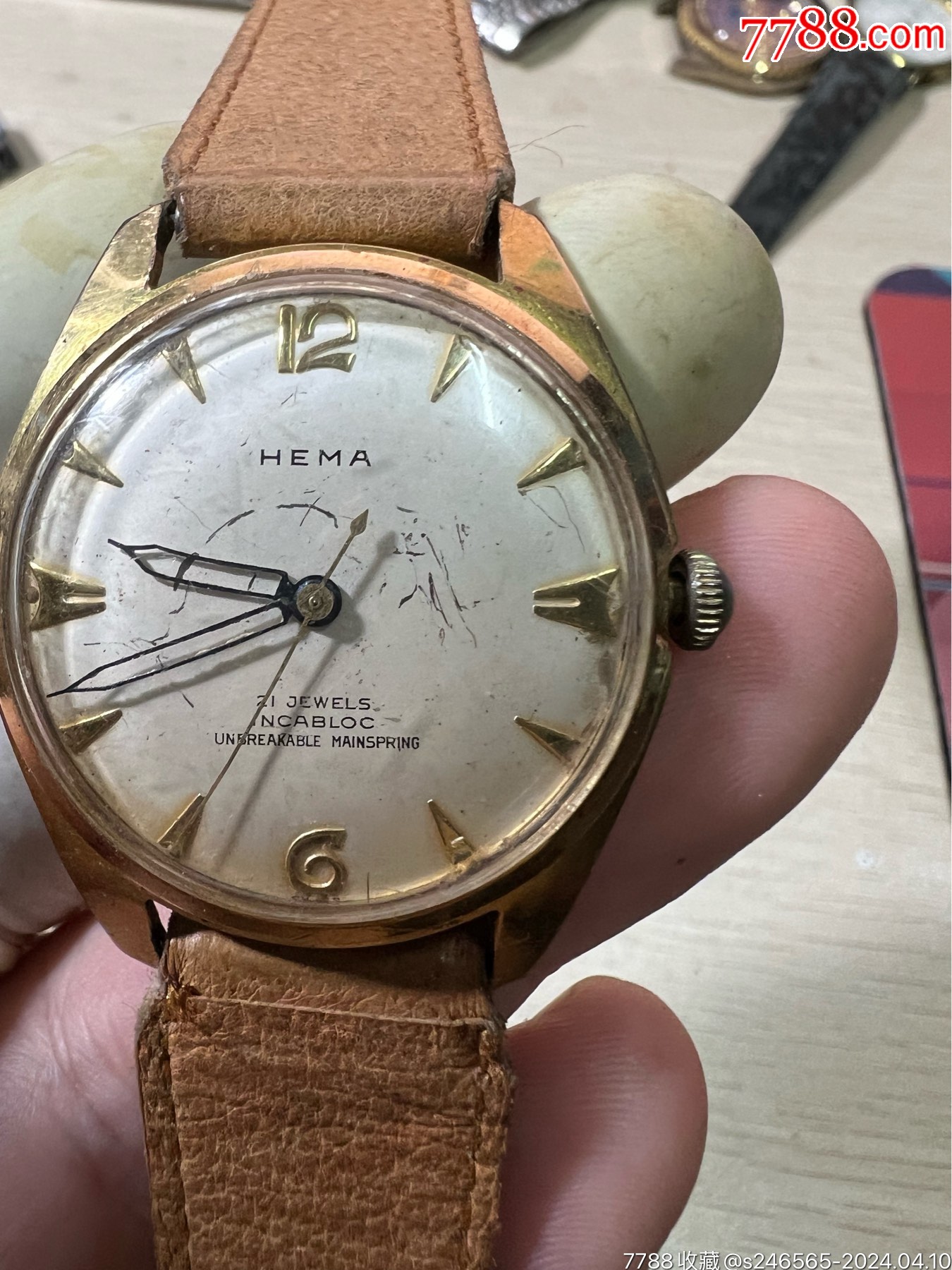 法国河马古董金表(包金壳)-手表/腕表-7788商城__七七八八商品交易