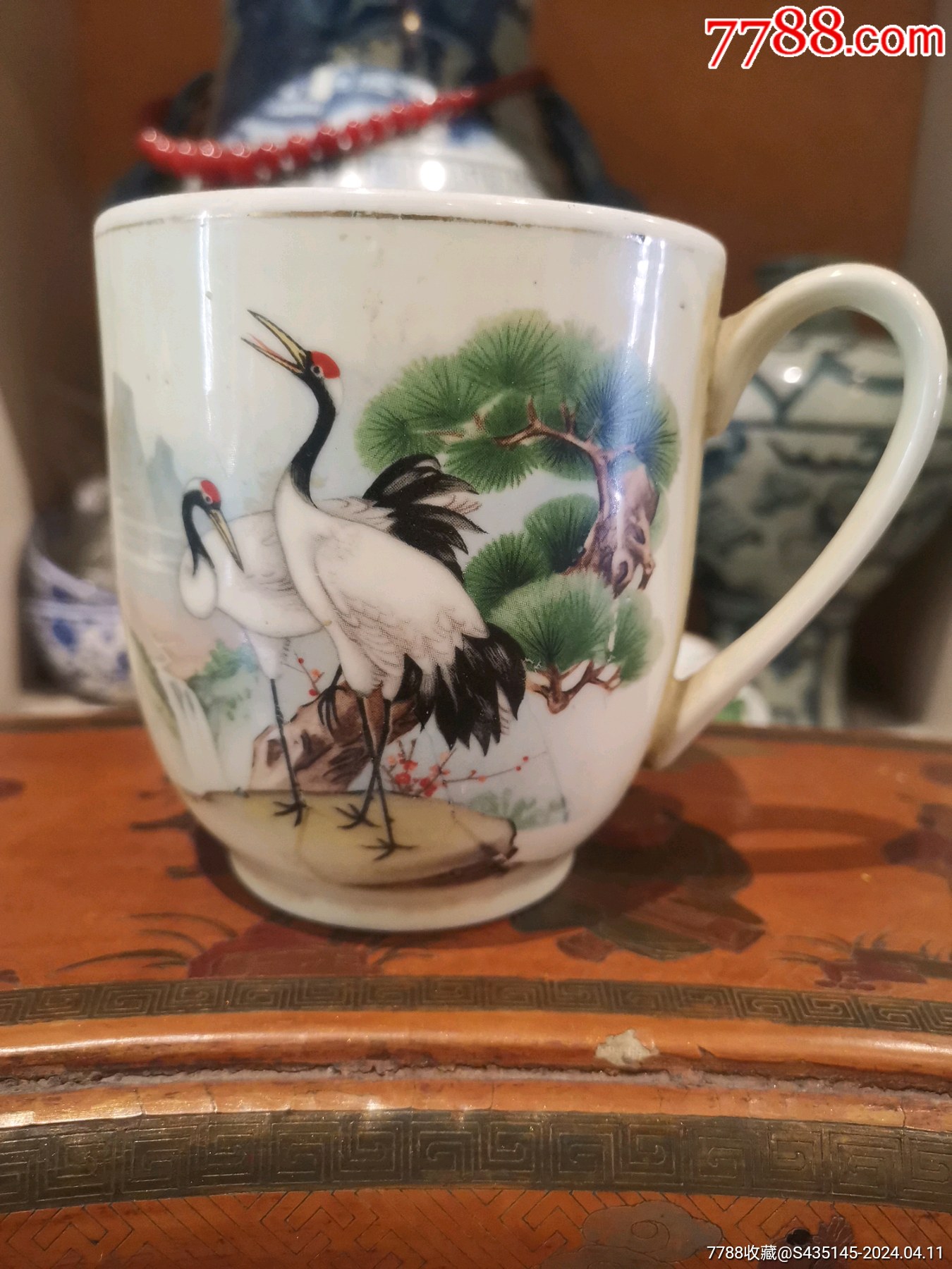 松龄鹤寿杯_茶杯/茶盅/茶盏_绿源丰【7788收藏__收藏热线】