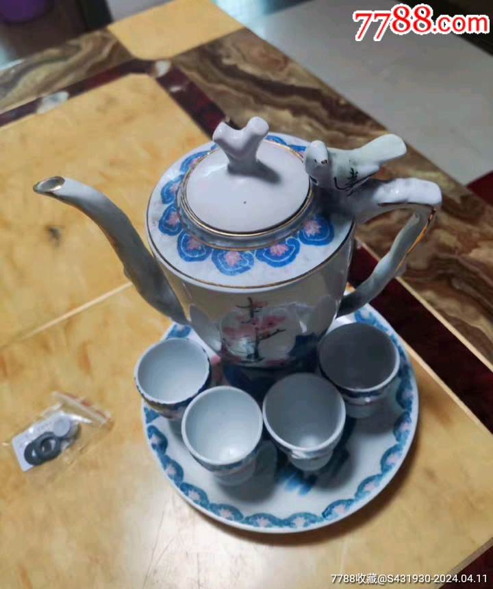 全品六七十年代醴陵鸟叫壶倒酒时会有鸟鸣声