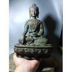 晚清，铜造大型释迦牟尼佛(au37430936)